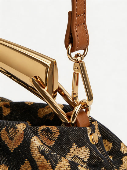 Leopard Print Clutch