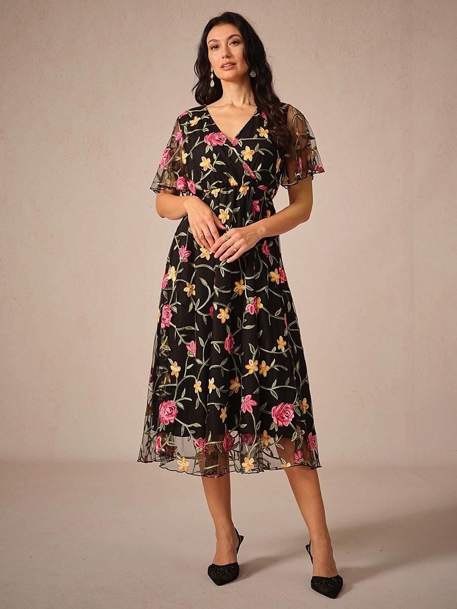 Floral-Embroidery-Mesh-Midi-Dress-Black-S10332385