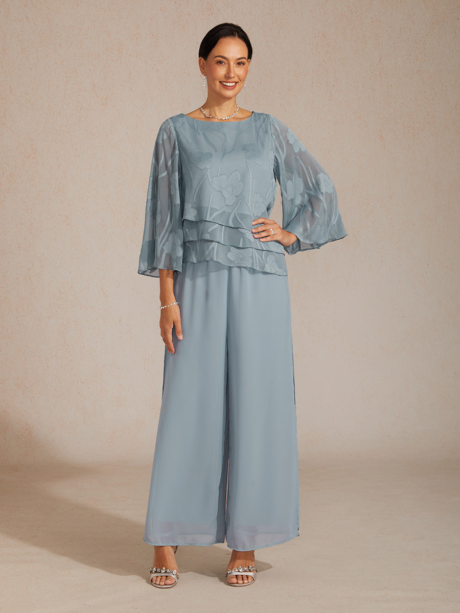 Chiffonbluse mit Blumenmuster