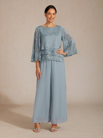 Chiffonbluse mit Blumenmuster