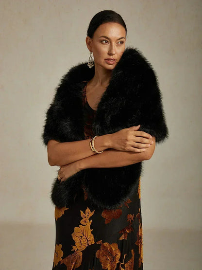 Velvet Floral Evening Gown with Asymmetrical Hem