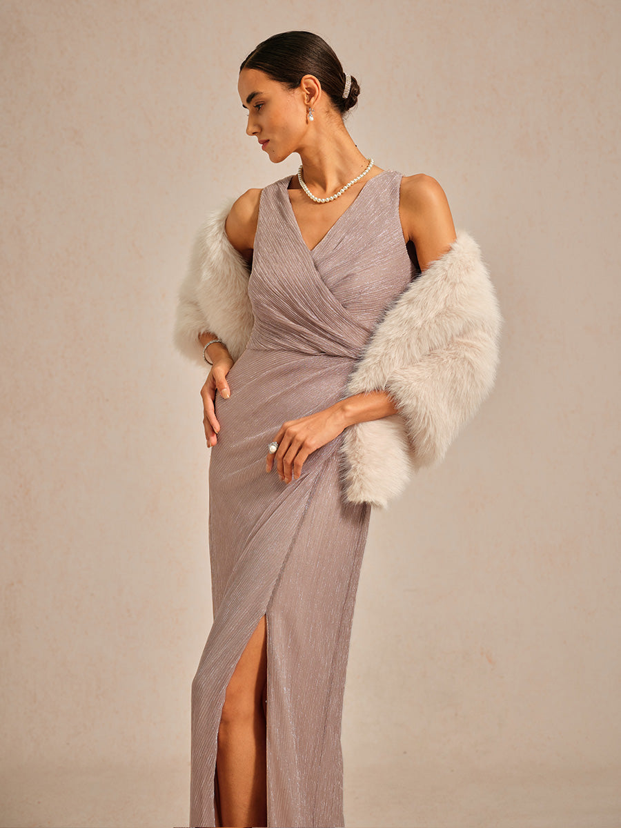 Faux Fur Shawl with Soft Touch and Fluffy Texture