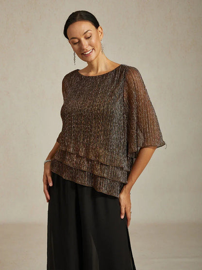 Chiffon Floral Layered Blouse