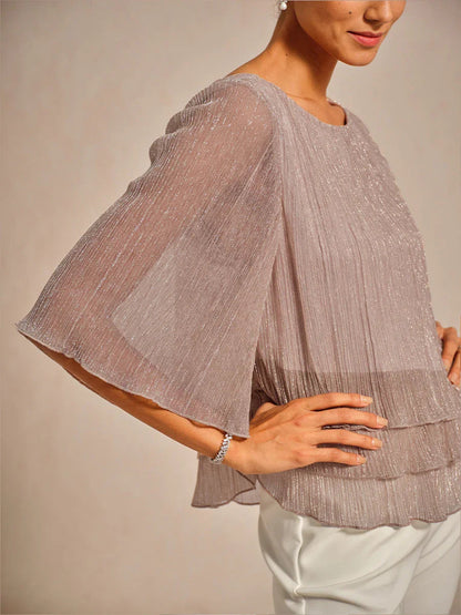 Chiffon Floral Layered Blouse