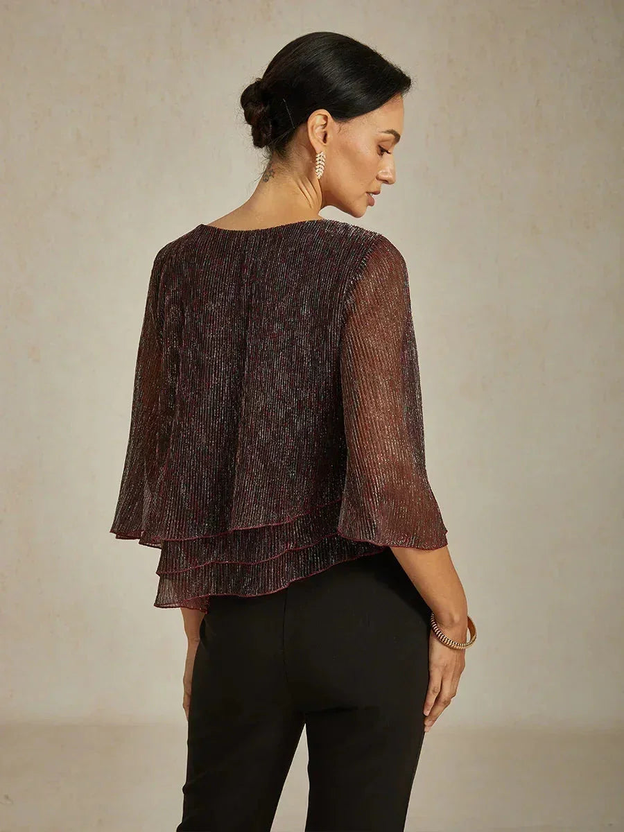 Chiffon Floral Layered Blouse