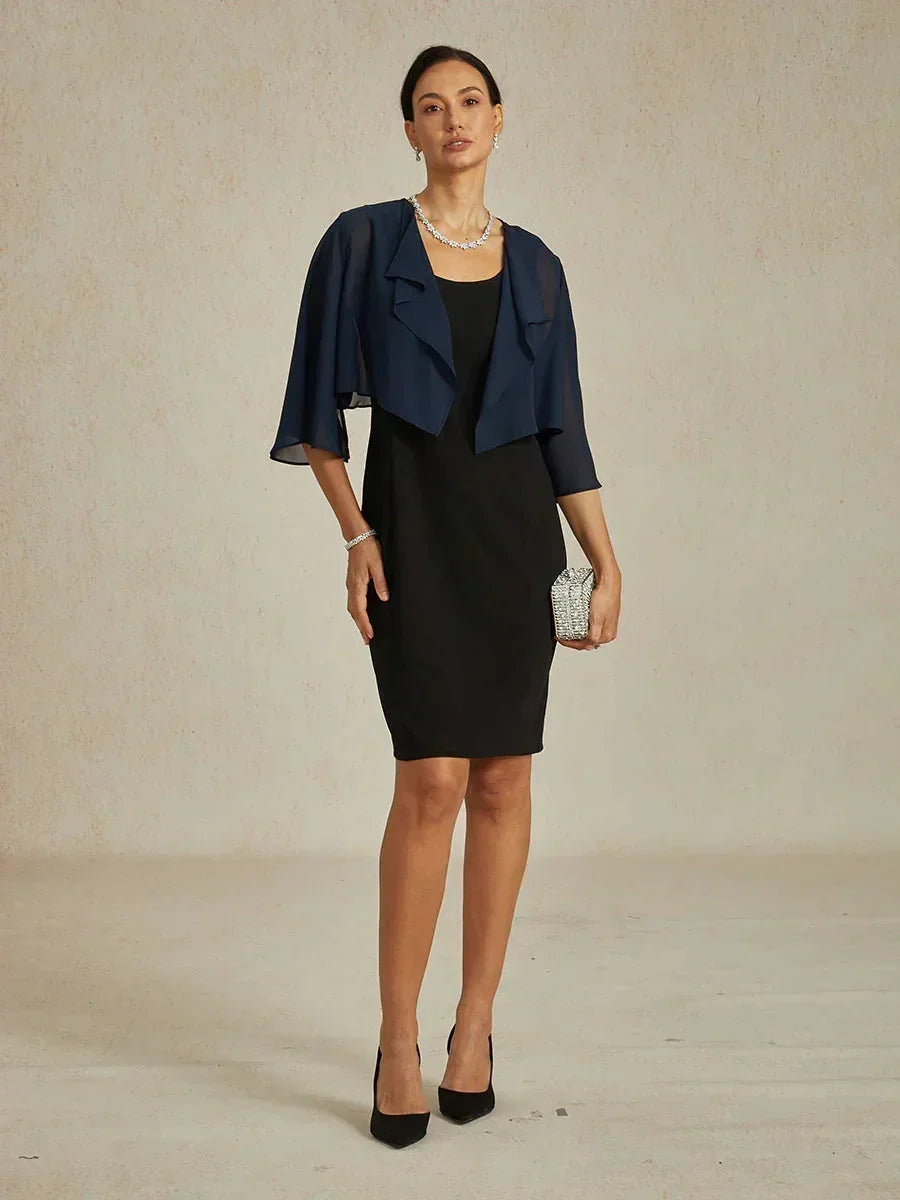 Sheer Chiffon Evening Cover Up