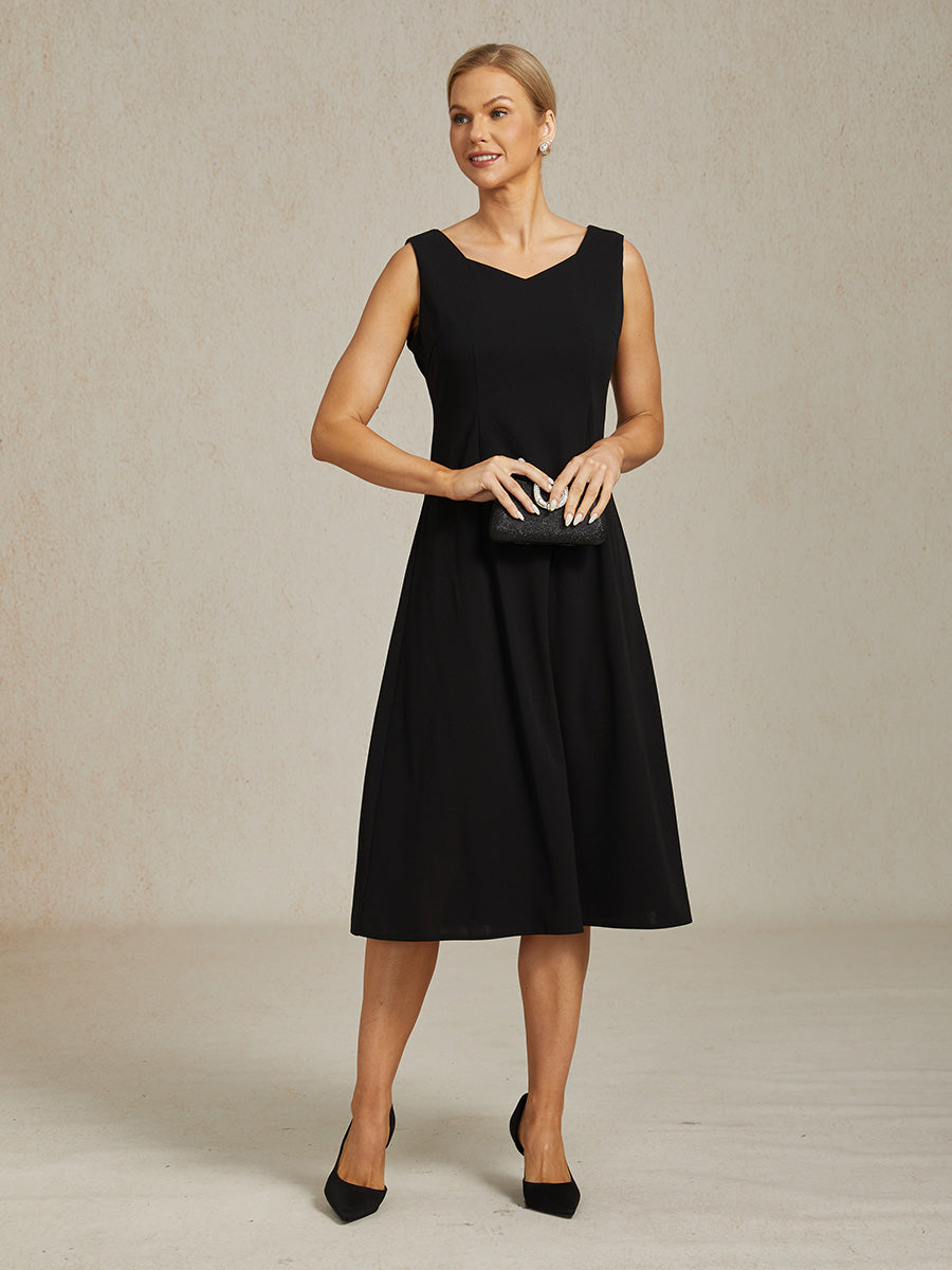 Sleeveless Sheath Midi Dress