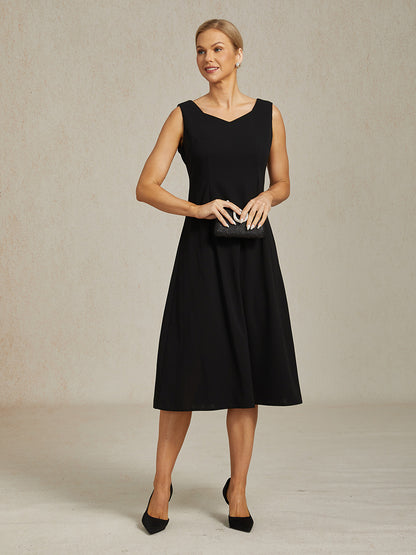 Sleeveless Sheath Midi Dress