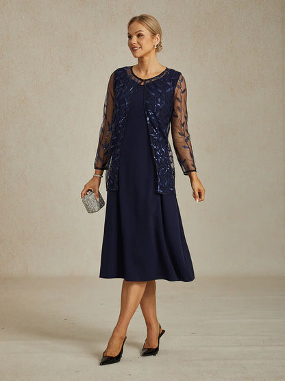Floral Embroidered Lace Sequin Jacket