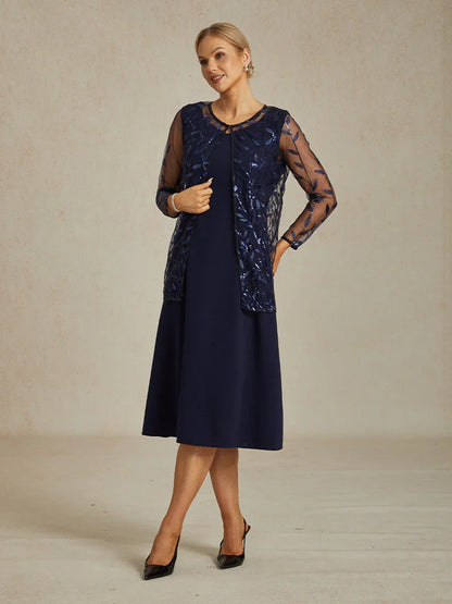 Floral Embroidered Lace Sequin Jacket