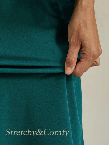 A-Linien-Kleid aus Rosettenspitze mit Paillettenverzierung