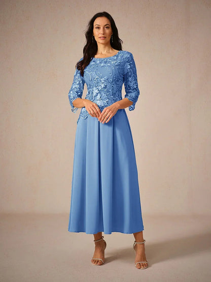 Ruffle Ruched Lace Maxi Dress