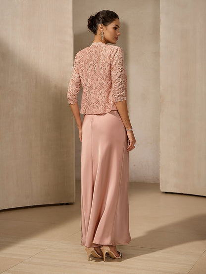 Lace Maxi Jacket Dress