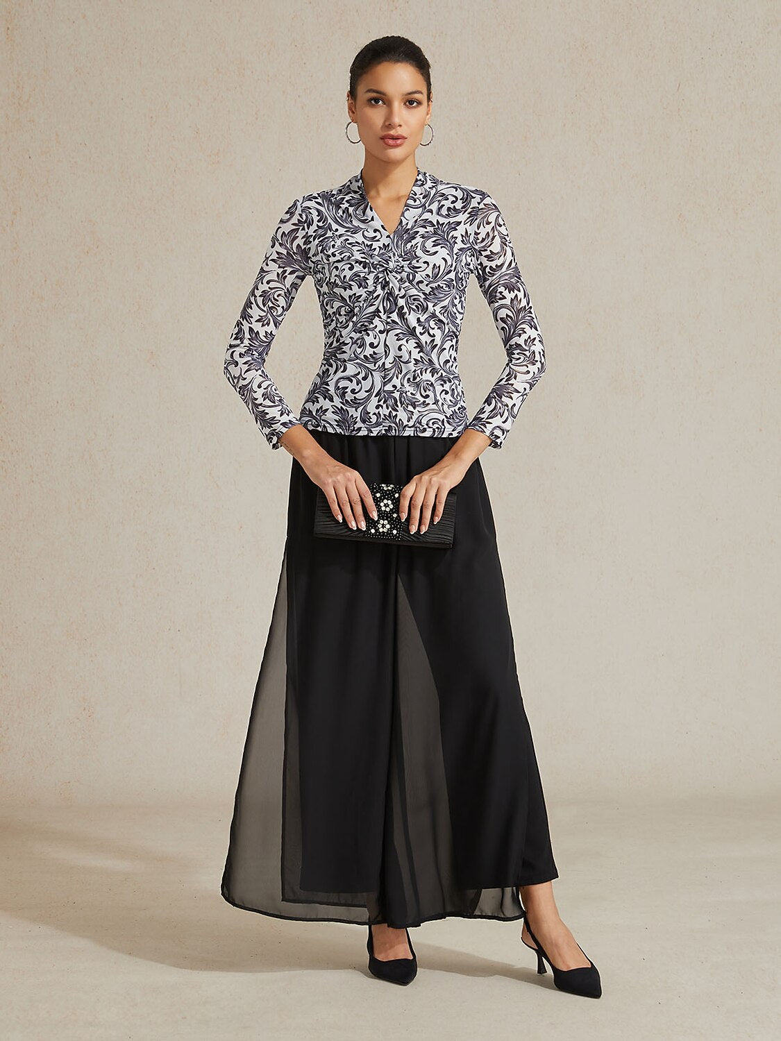 Twisted Paisley Blouse