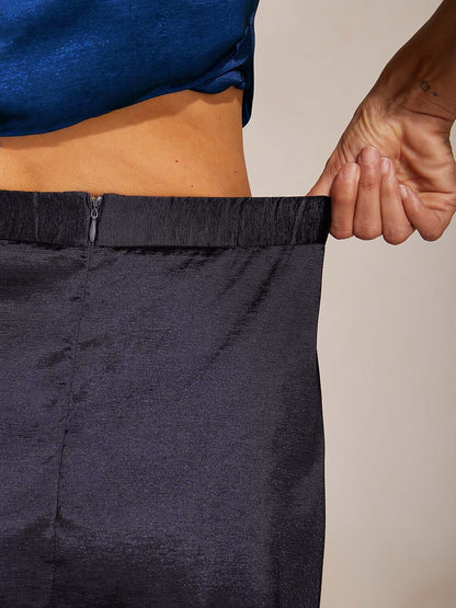 Stretch Taffeta Maxi Skirts