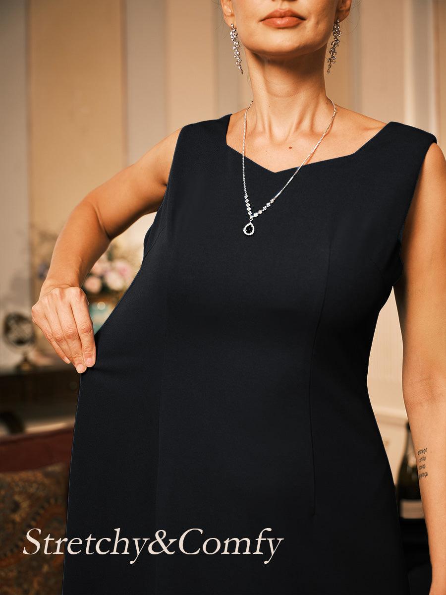 A-line Dress With Embroidered Lace Jacket