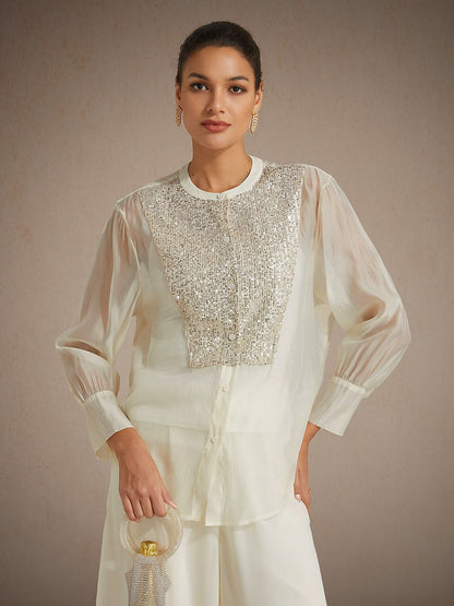 Sequin Embellished Blouse
