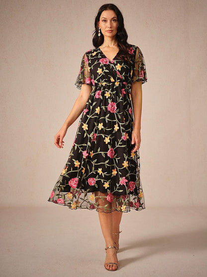 Floral-Embroidery-Mesh-Midi-Dress-Black-S10332385