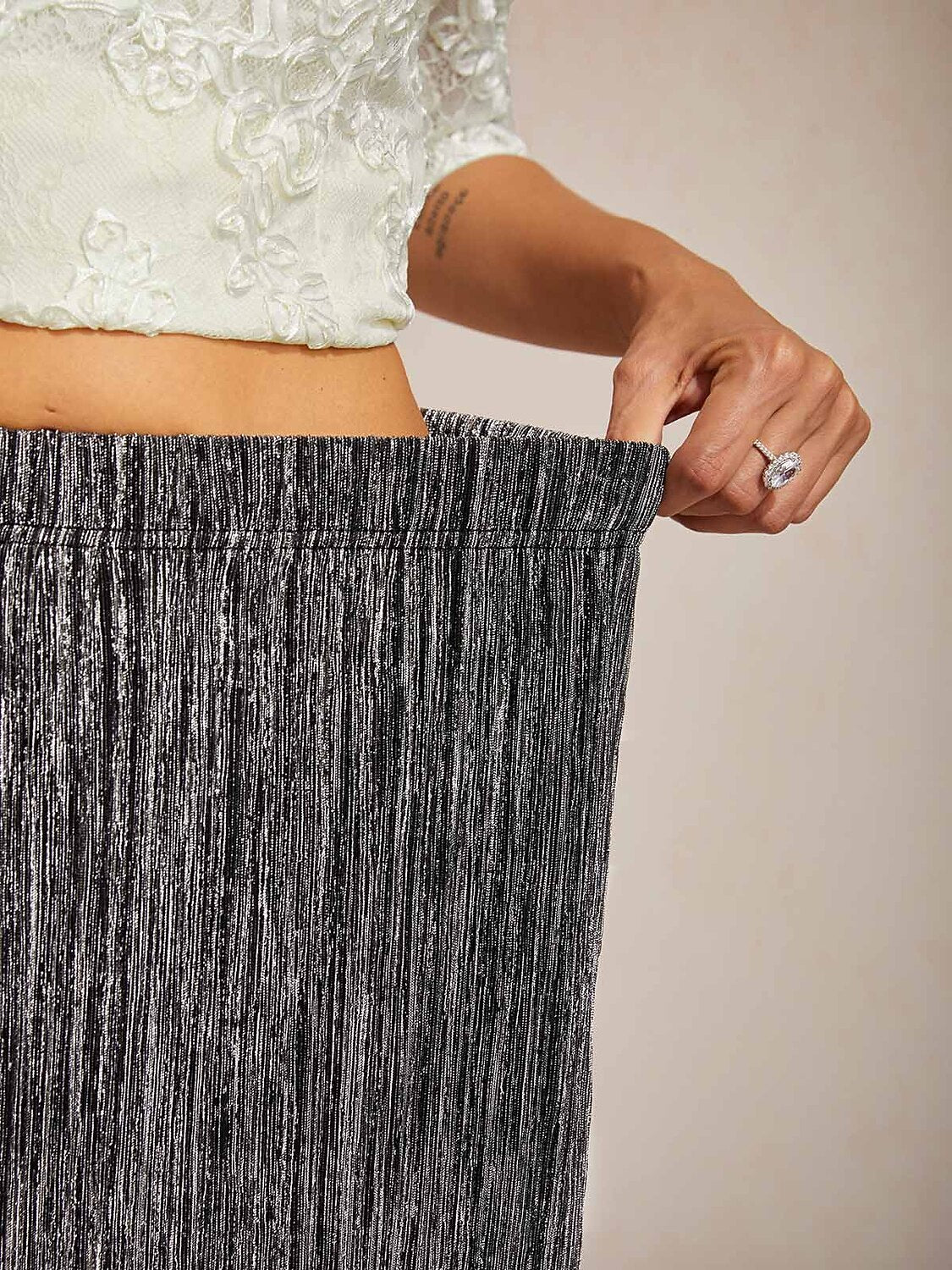 Chiffon A Line Maxi Skirt