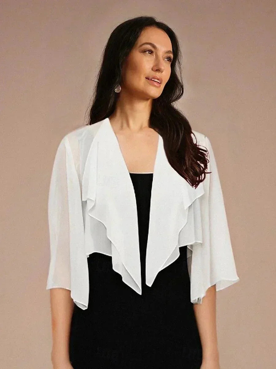 Sheer Chiffon Evening Cover Up