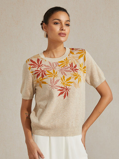Jacquard Sweater Twinset