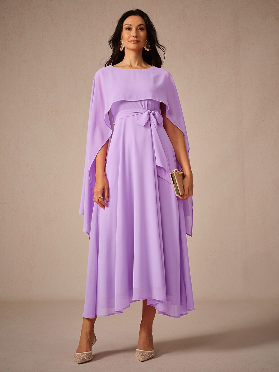 Two-Way Sheer Chiffon Maxi Dress