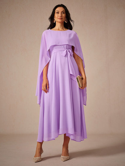 Two-Way Sheer Chiffon Maxi Dress