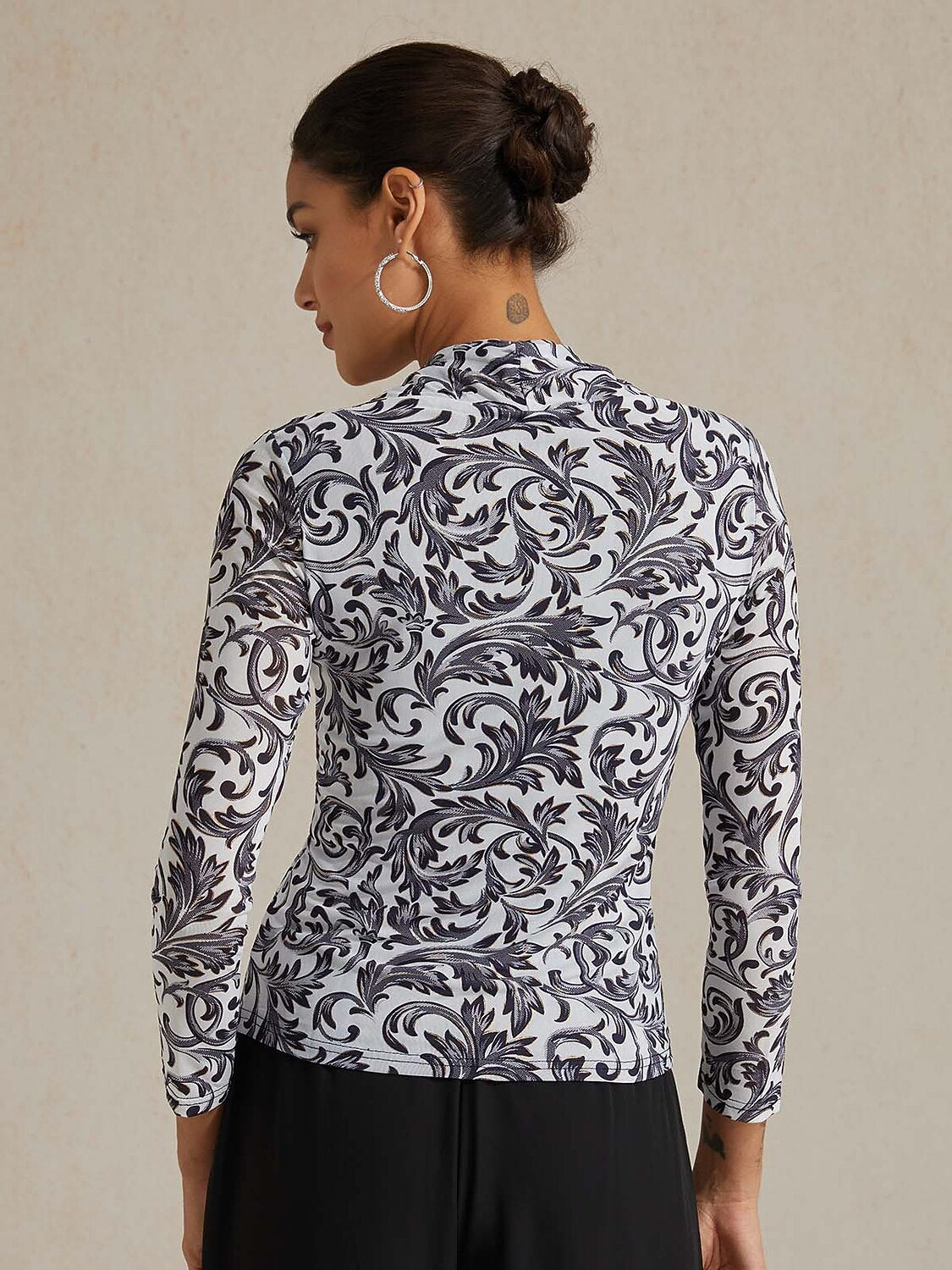Twisted Paisley Blouse