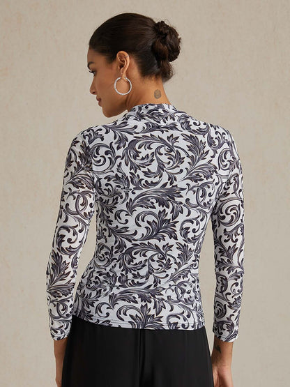 Twisted Paisley Blouse