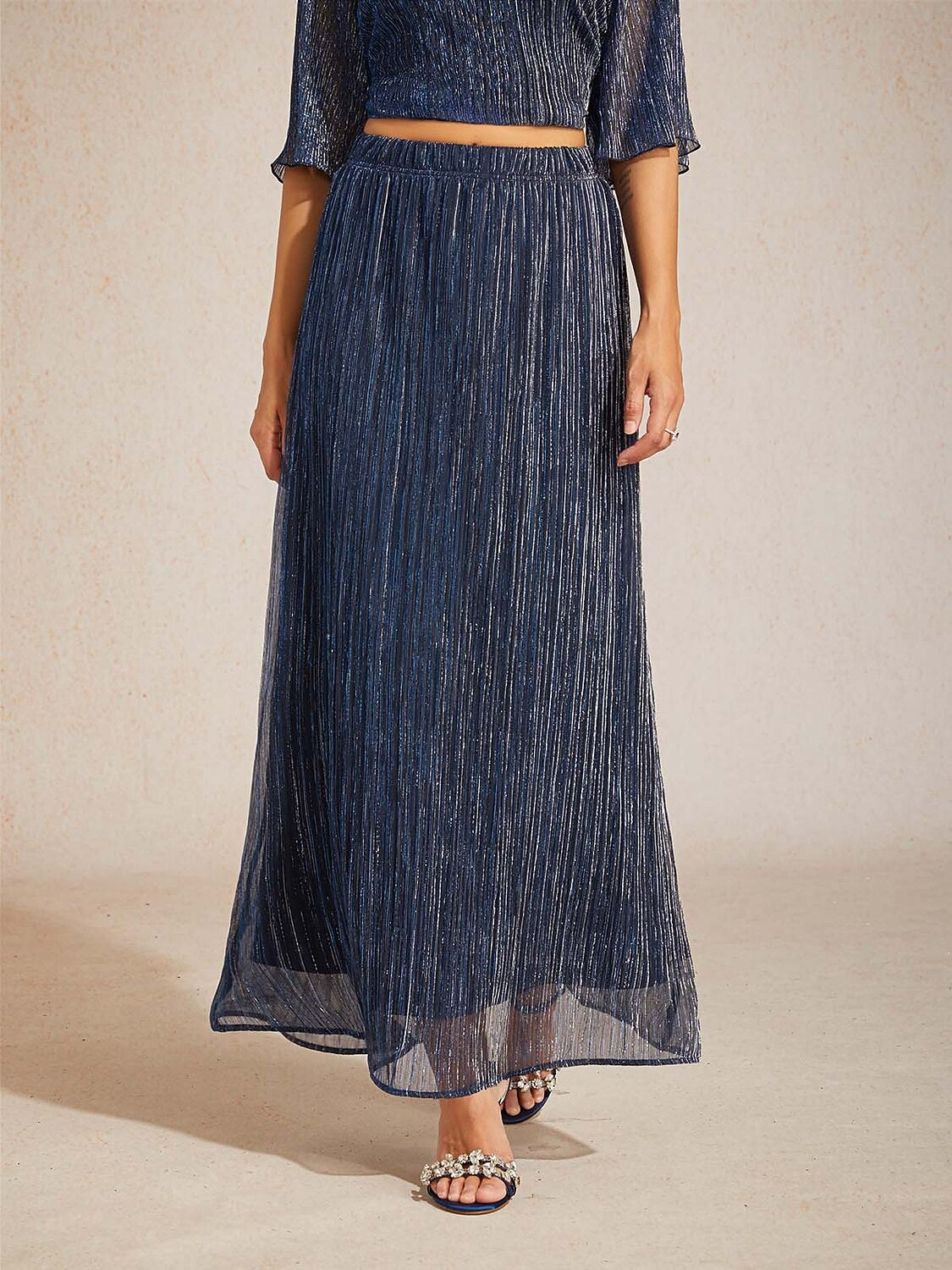Chiffon A Line Maxi Skirt