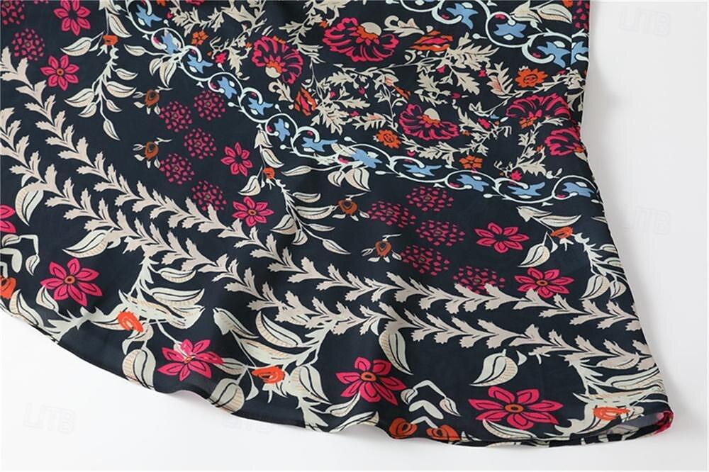 Bohemian Floral Vacation Maxi Dress