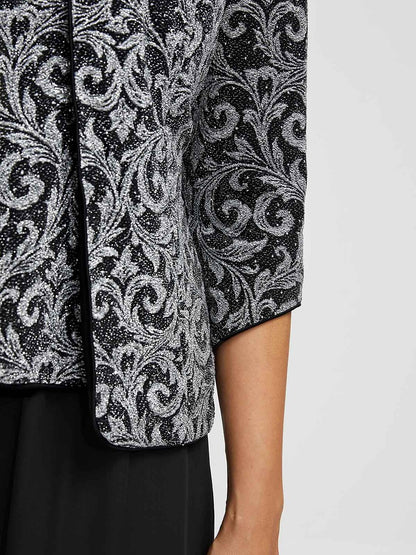 Paisley Mandarin Collar Twinset