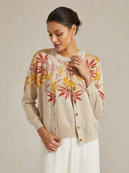 Jacquard Sweater Twinset