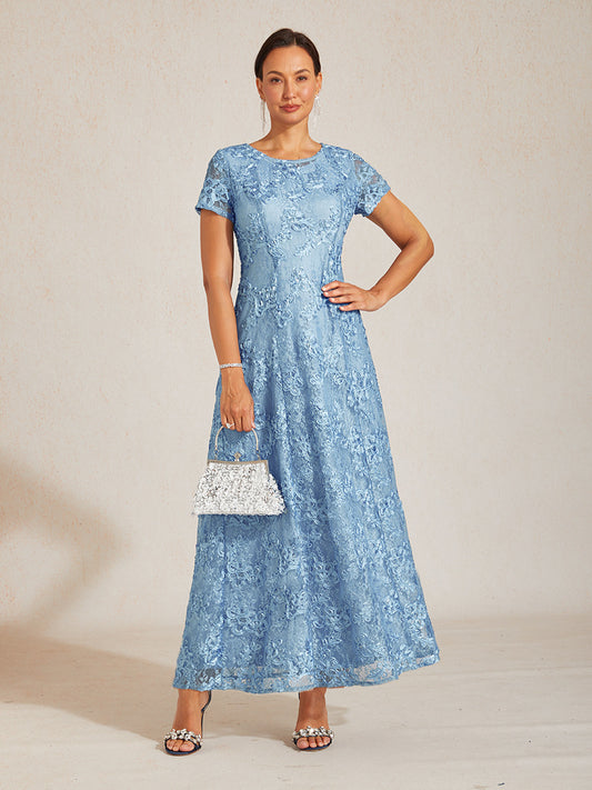 Empire Waist Jersey Dress with Beaded Cuff msglamor Empire Waist Jersey Dress with Beaded Cuff msglamor