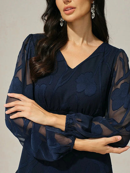 Ruffle Hem Smocked Dress