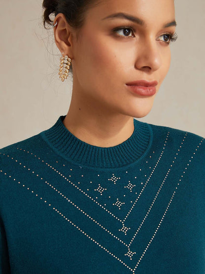 Jacquard Sweater Twinset