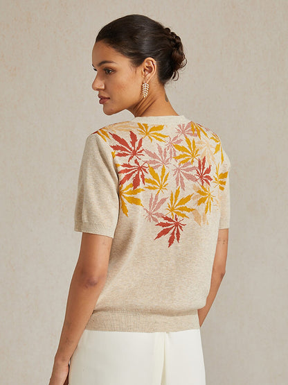 Jacquard Sweater Twinset