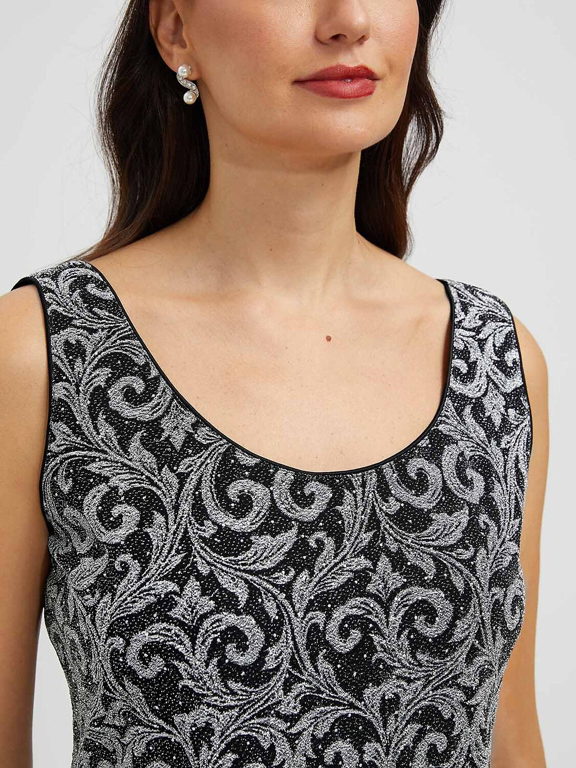 Paisley Mandarin Collar Twinset