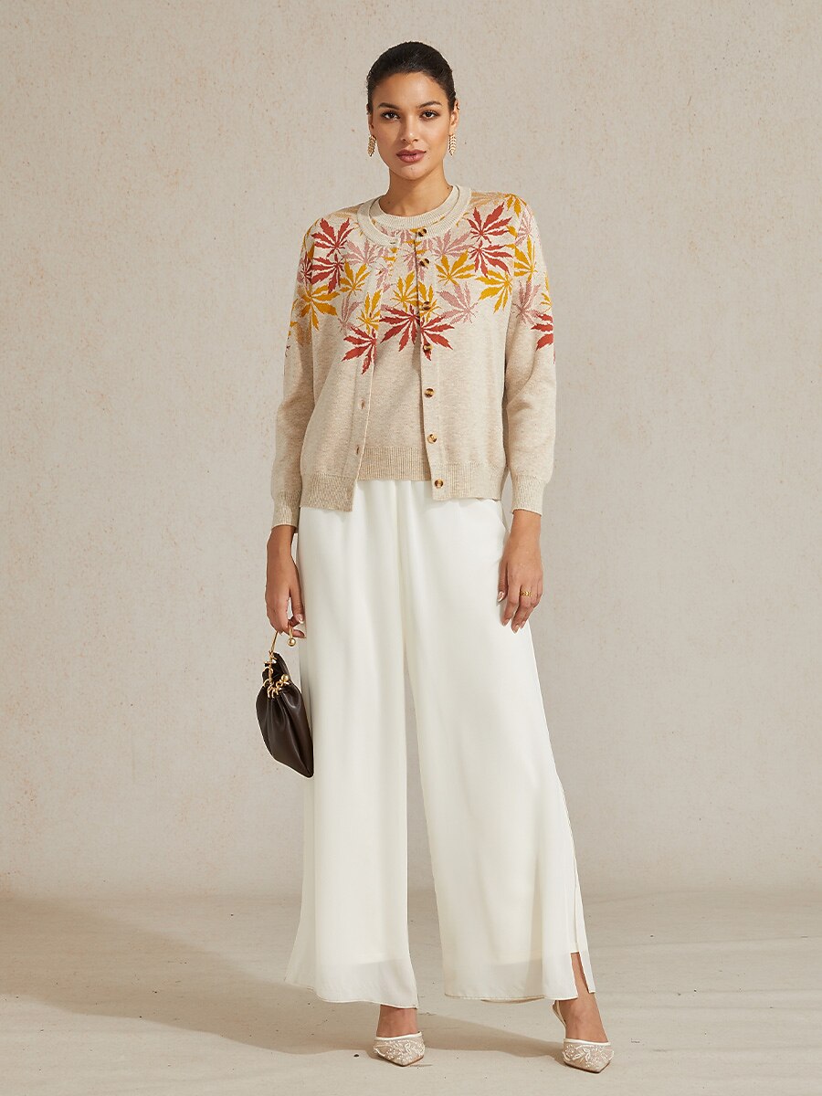Jacquard Sweater Twinset
