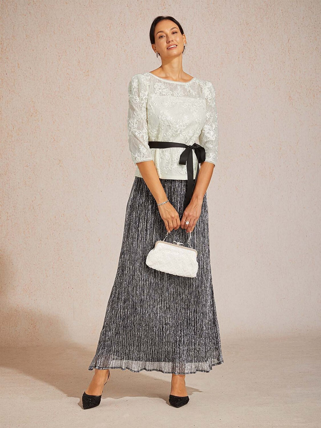 Chiffon A Line Maxi Skirt