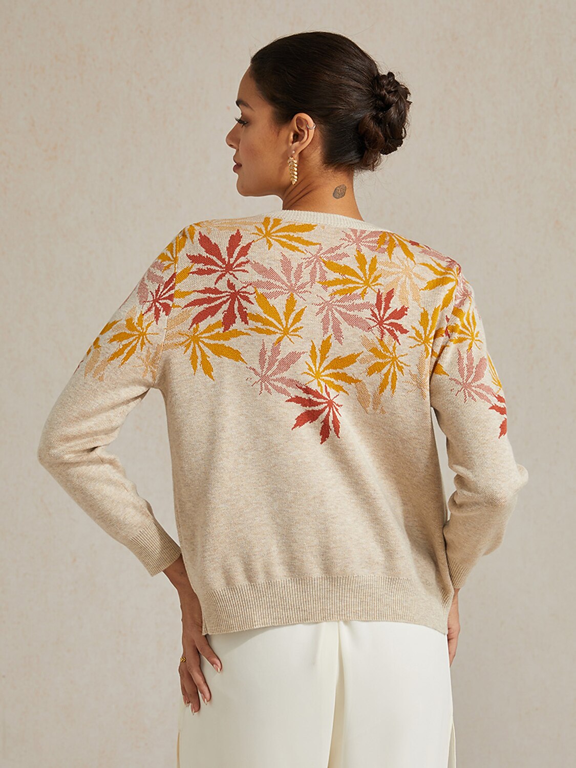 Jacquard Sweater Twinset