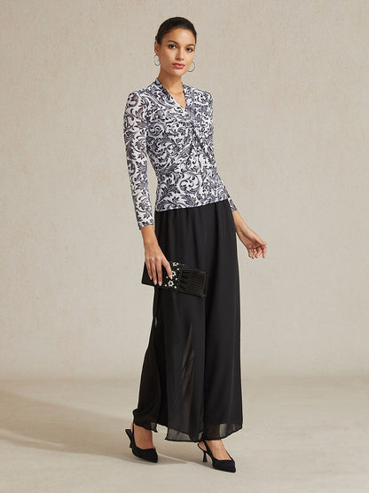 Twisted Paisley Blouse