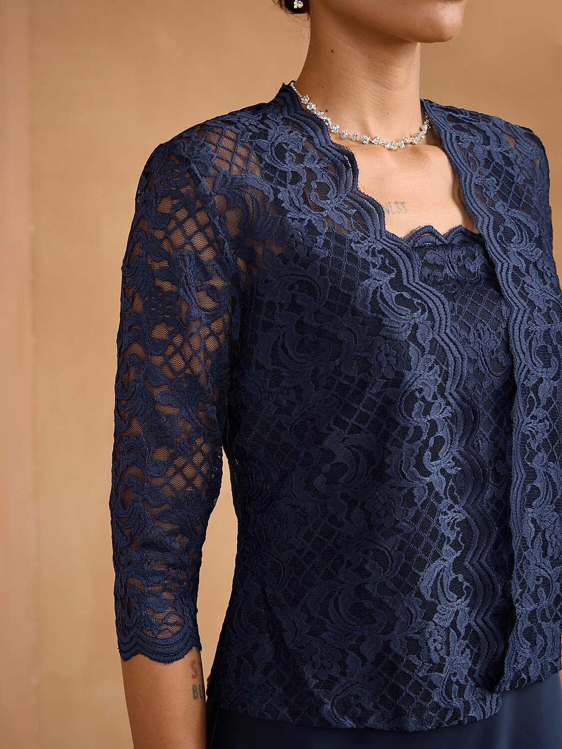 Lace Maxi Jacket Dress