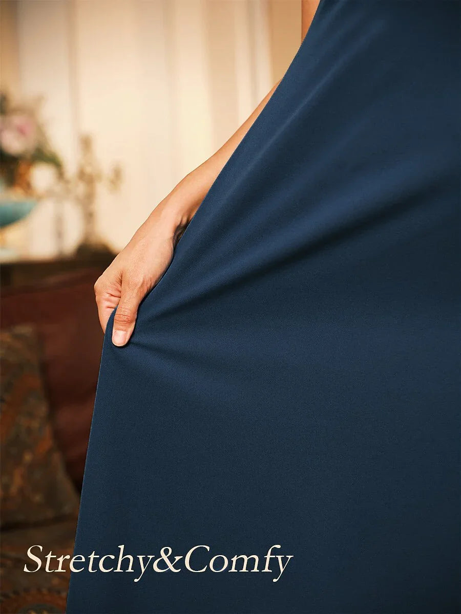 Elegant Ruffle Maxi Dress