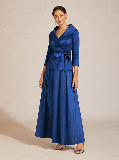 Stretch Taffeta Maxi Skirts