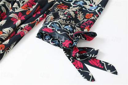 Bohemian Floral Vacation Maxi Dress