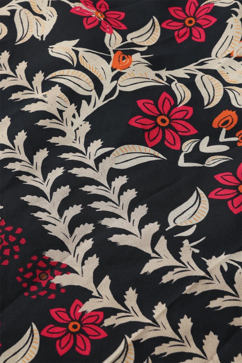 Bohemian Floral Vacation Maxi Dress