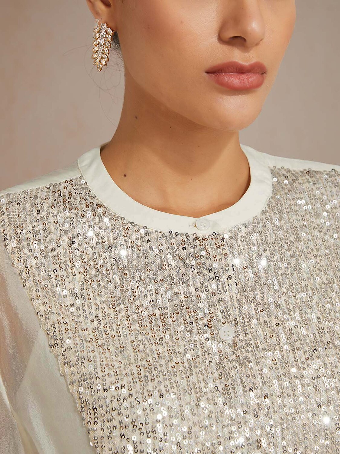 Sequin Embellished Blouse