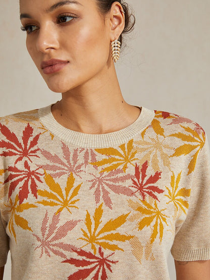Jacquard Sweater Twinset