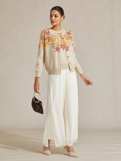 Jacquard Sweater Twinset